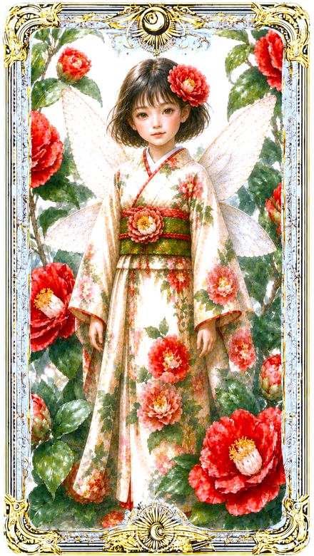 椿の花守護